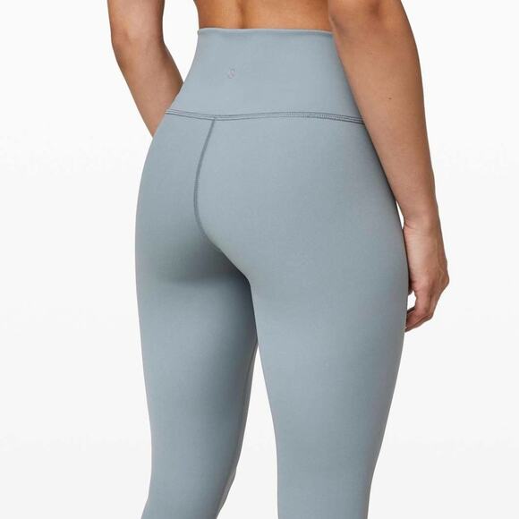 LULULEMON Chambray‎ Wunder Under High Rise Active Workout Leggings Size 20 - Picture 11 of 11